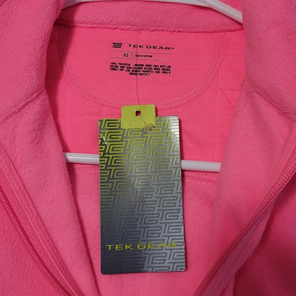 🎉3 for $30 NWT Tek Gear Fleece Half Zip Jacket in XS - Picture 3 of 8